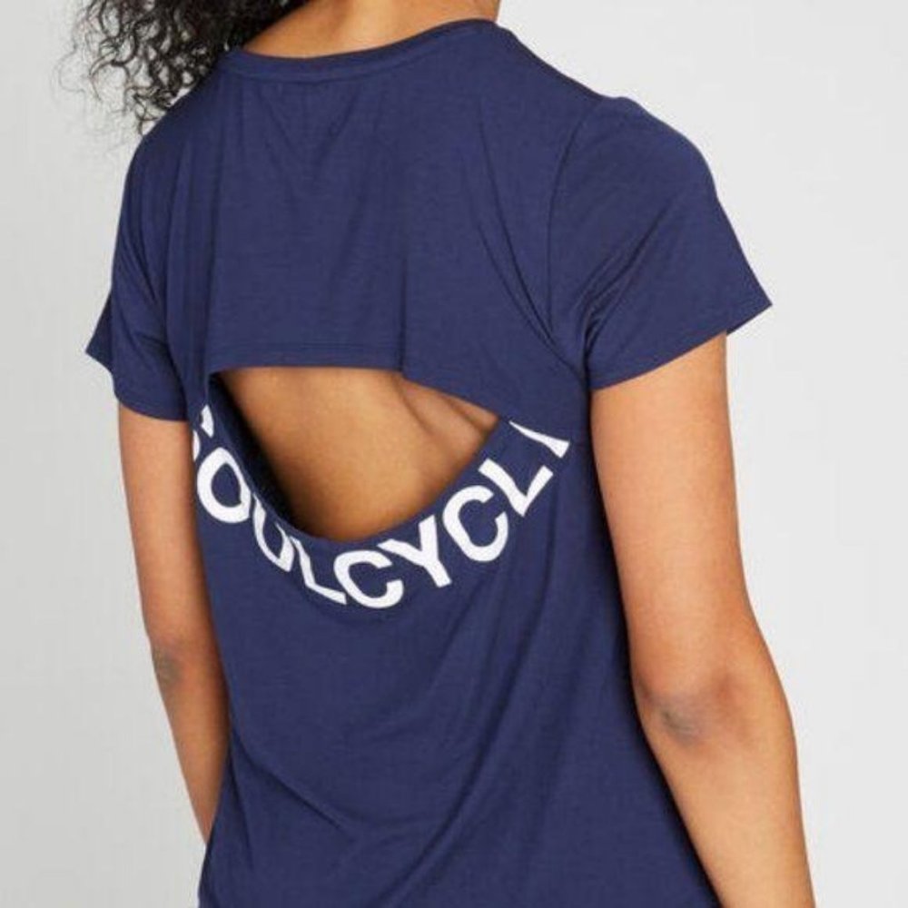 SOUL BY SOULCYCLE Keyhole Short-Sleeve T-shirt Ope